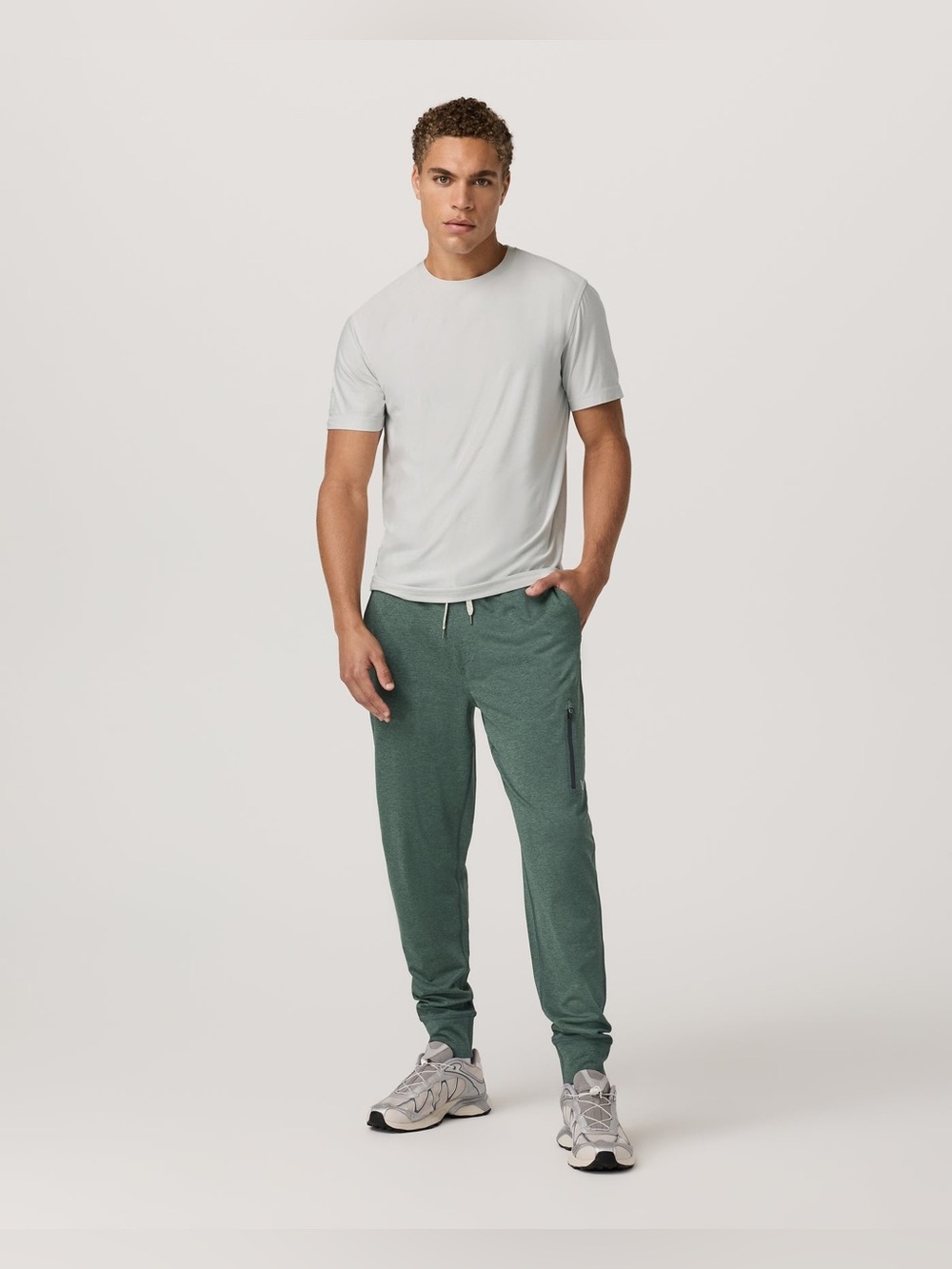 Vuori men’s Sunday Performance Jogger limited edition agate heather green